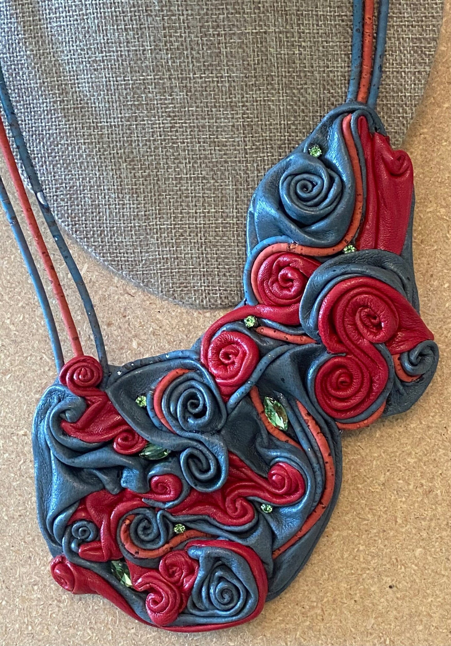 Necklace, Genuine Leather