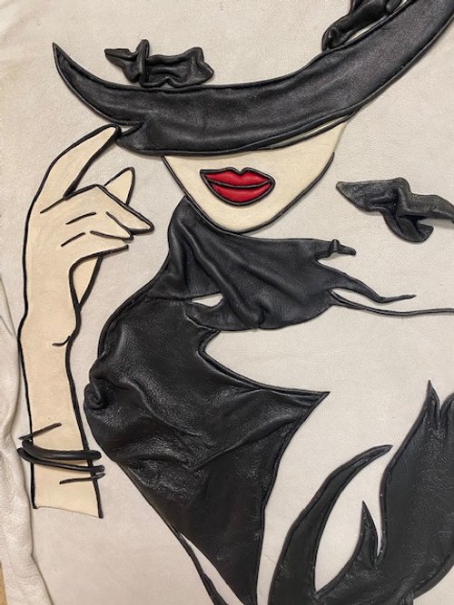 “Mysterious Voyage” Genuine Leather Art