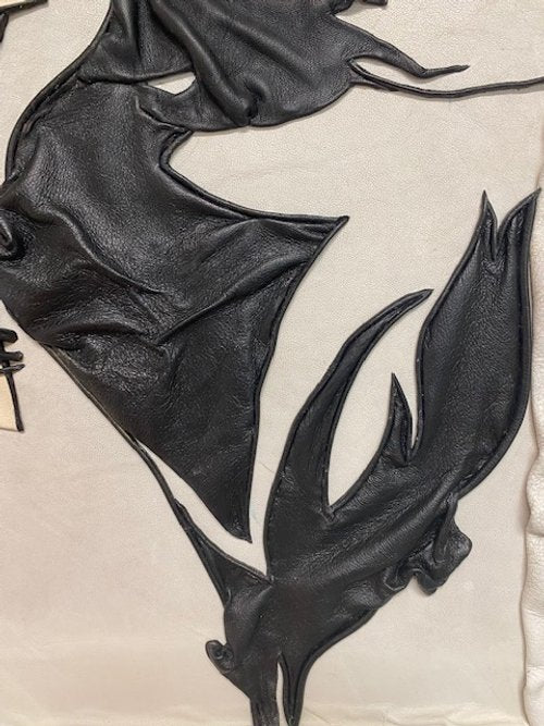 “Mysterious Voyage” Genuine Leather Art
