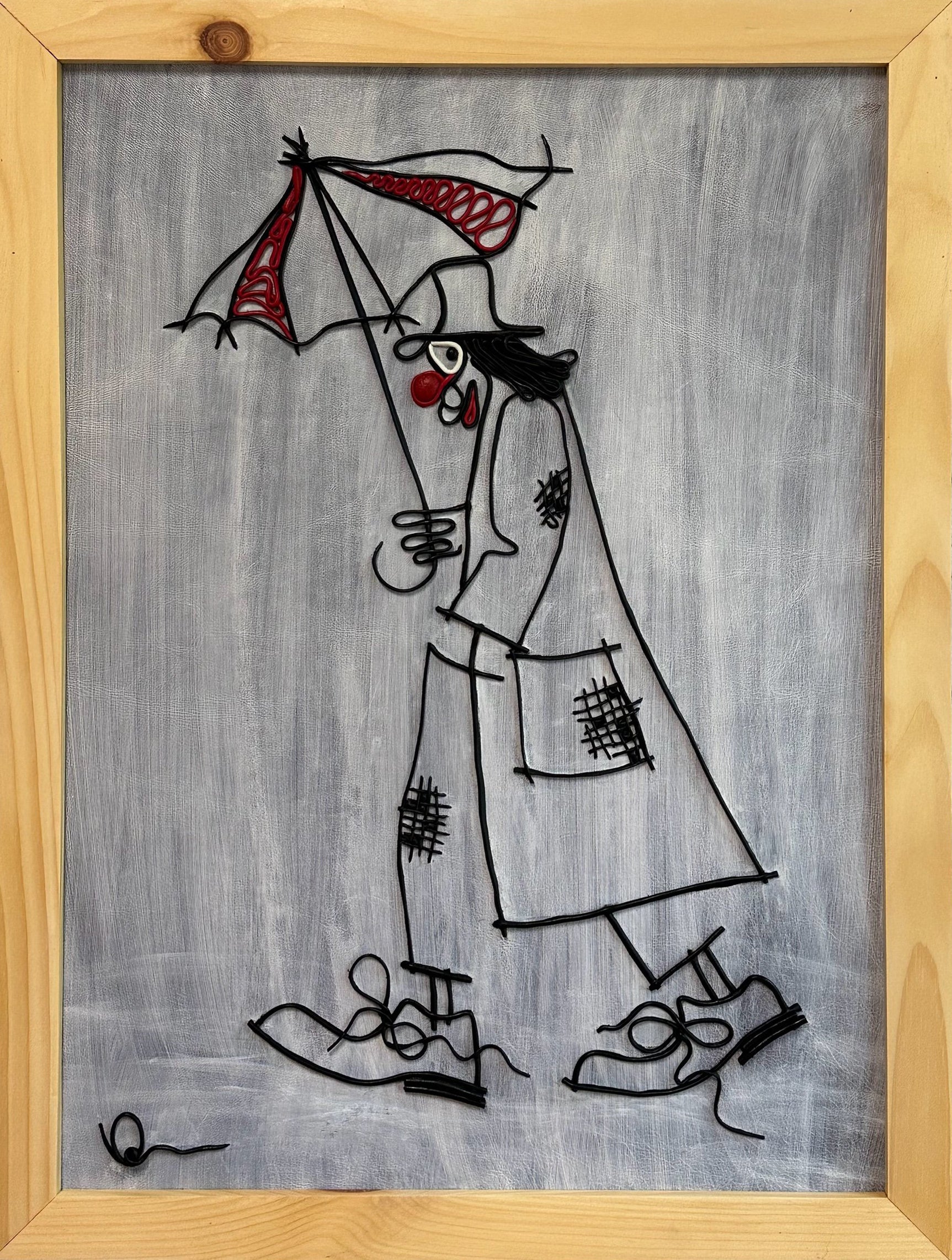 “Clown” Genuine Leather 3DArt