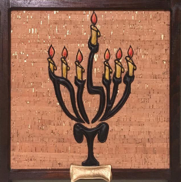 “Shalom” Genuine Leather Picture