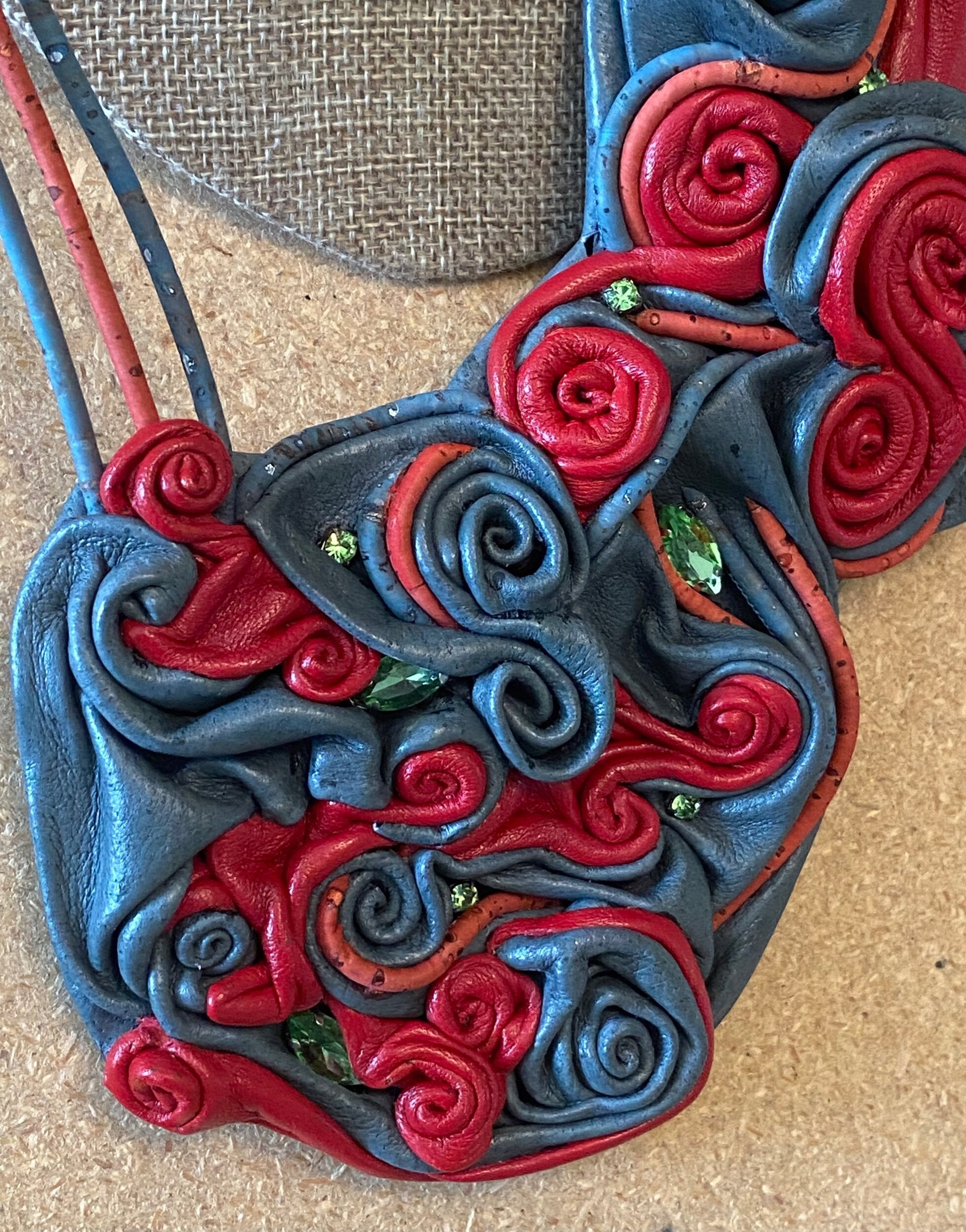 Necklace, Genuine Leather