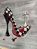“Checkmate” Genuine Leather 3D Art