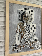 “Game of Dice’s” Genuine Leather 3D Art