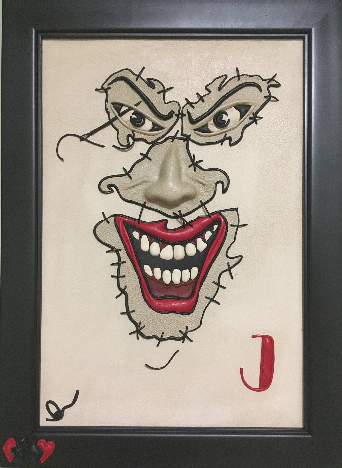 “Joker” Genuine Leather 3D Picture