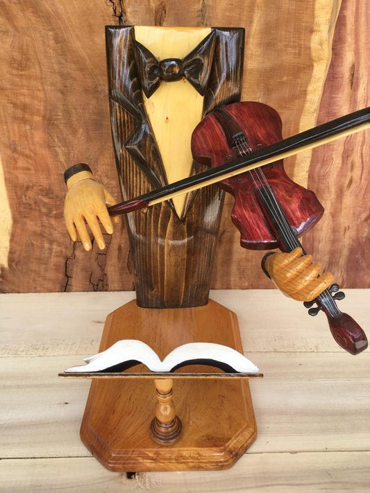 “Solo on Violin” Wood