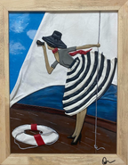 “Perfect Angle” Genuine Leather 3D Art