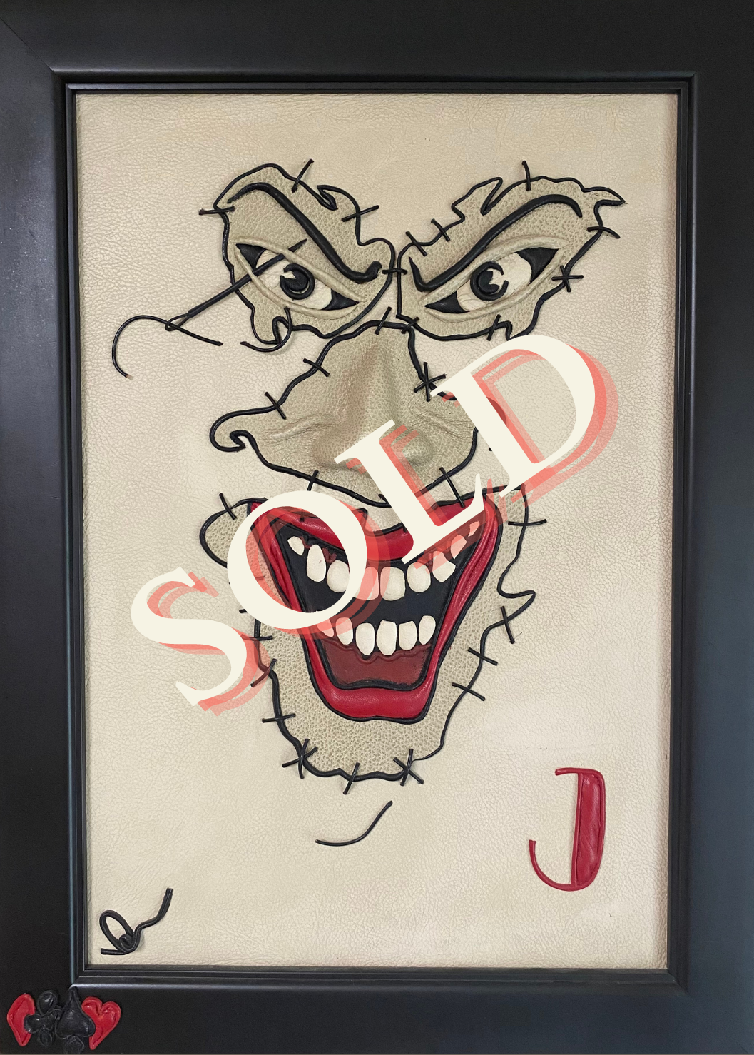 “Joker” Genuine Leather 3D Picture