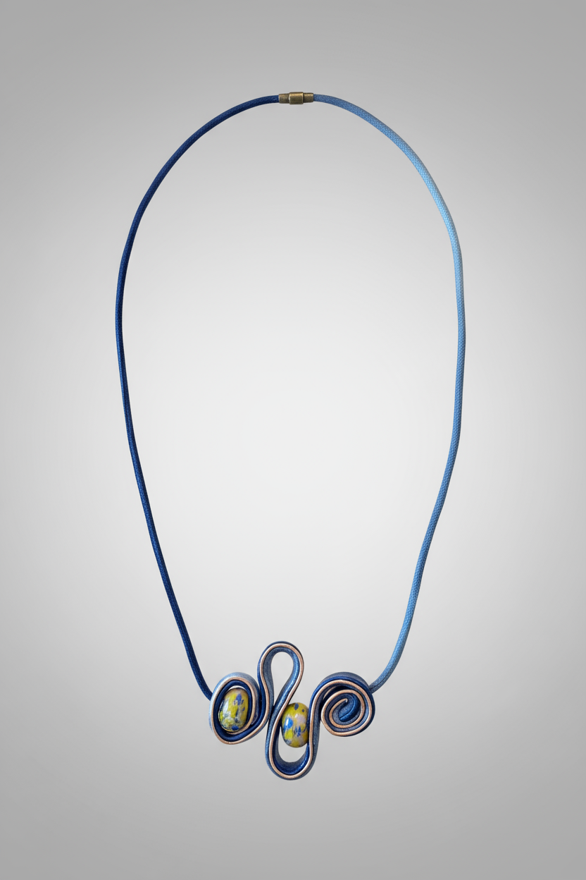Necklace, Genuine Leather
