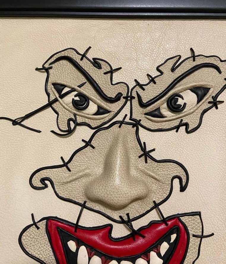 “Joker” Genuine Leather 3D Picture