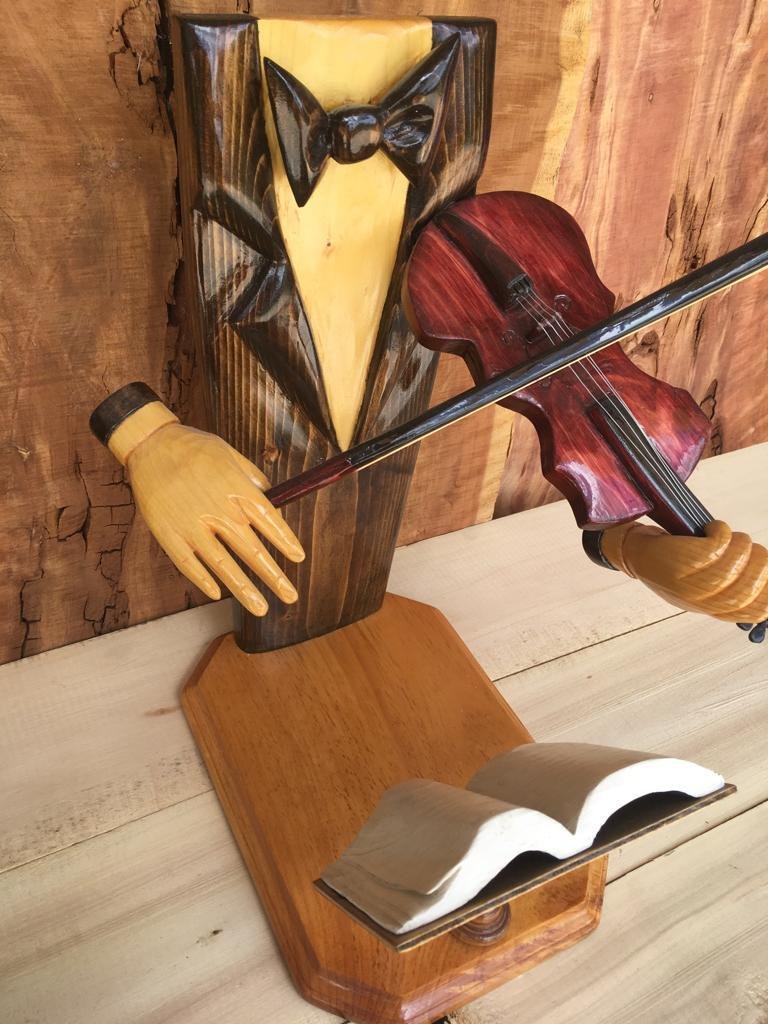 “Solo on Violin” Wood