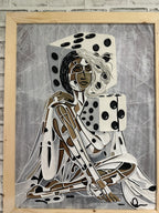 “Game of Dice’s” Genuine Leather 3D Art