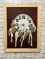“Time” Genuine Leather 3D Art