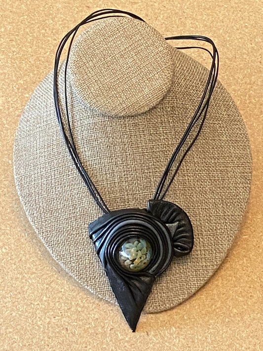 Necklace, Genuine Leather