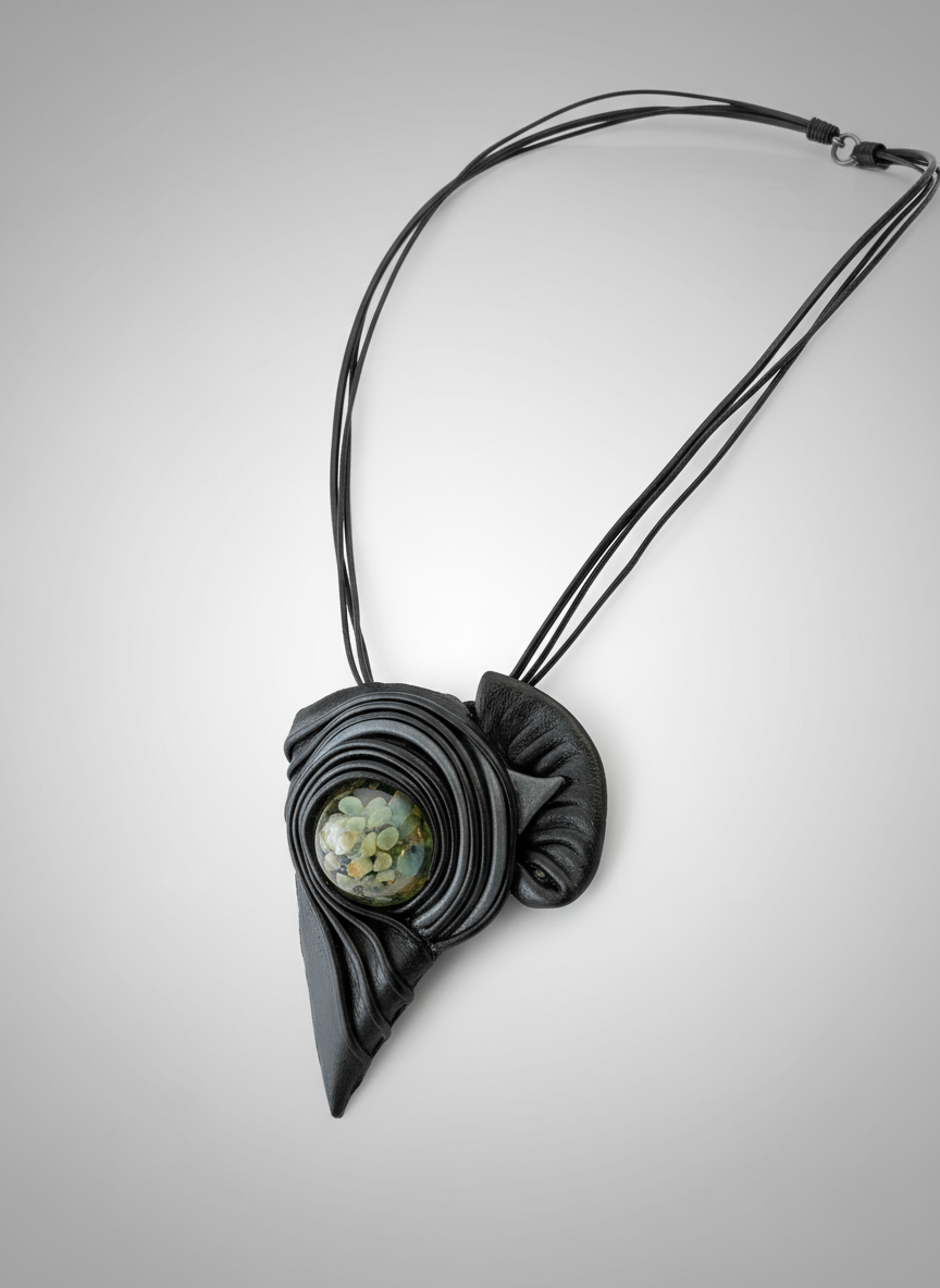 Necklace, Genuine Leather
