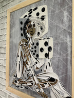 “Game of Dice’s” Genuine Leather 3D Art