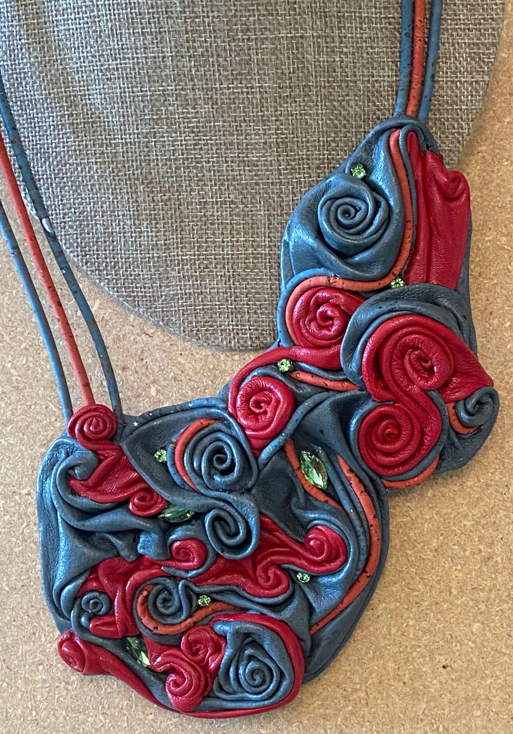 Necklace, Genuine Leather