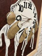 “Time” Genuine Leather 3D Art