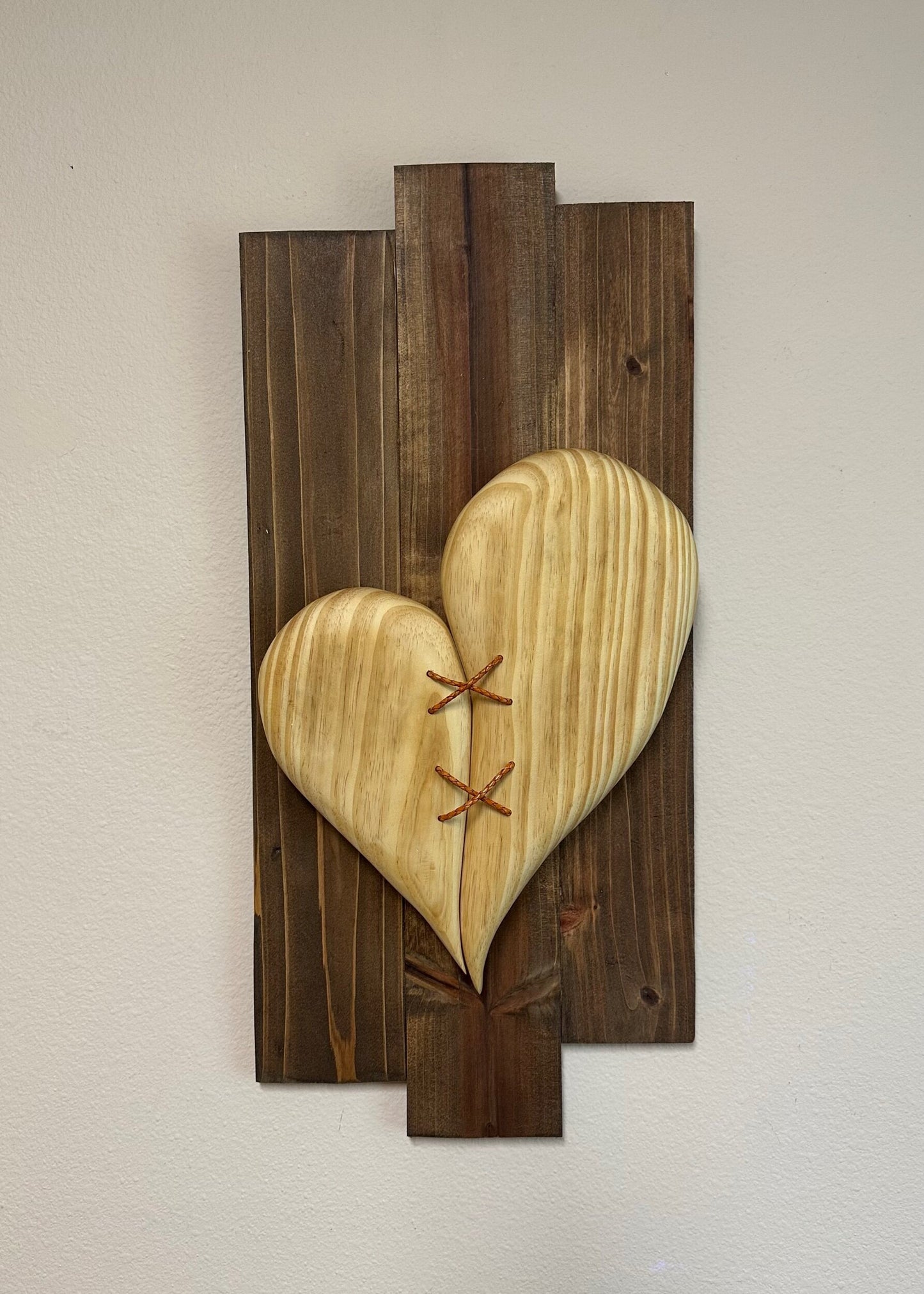 “Heart” Wood 3D Art