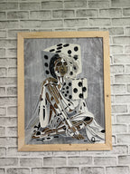 “Game of Dice’s” Genuine Leather 3D Art