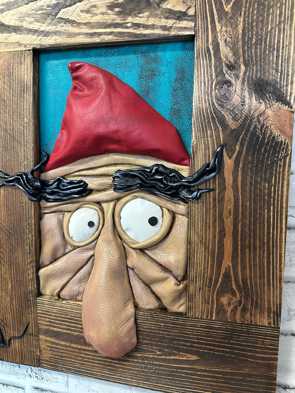 Who’s there? Genuine Leather 3D Art