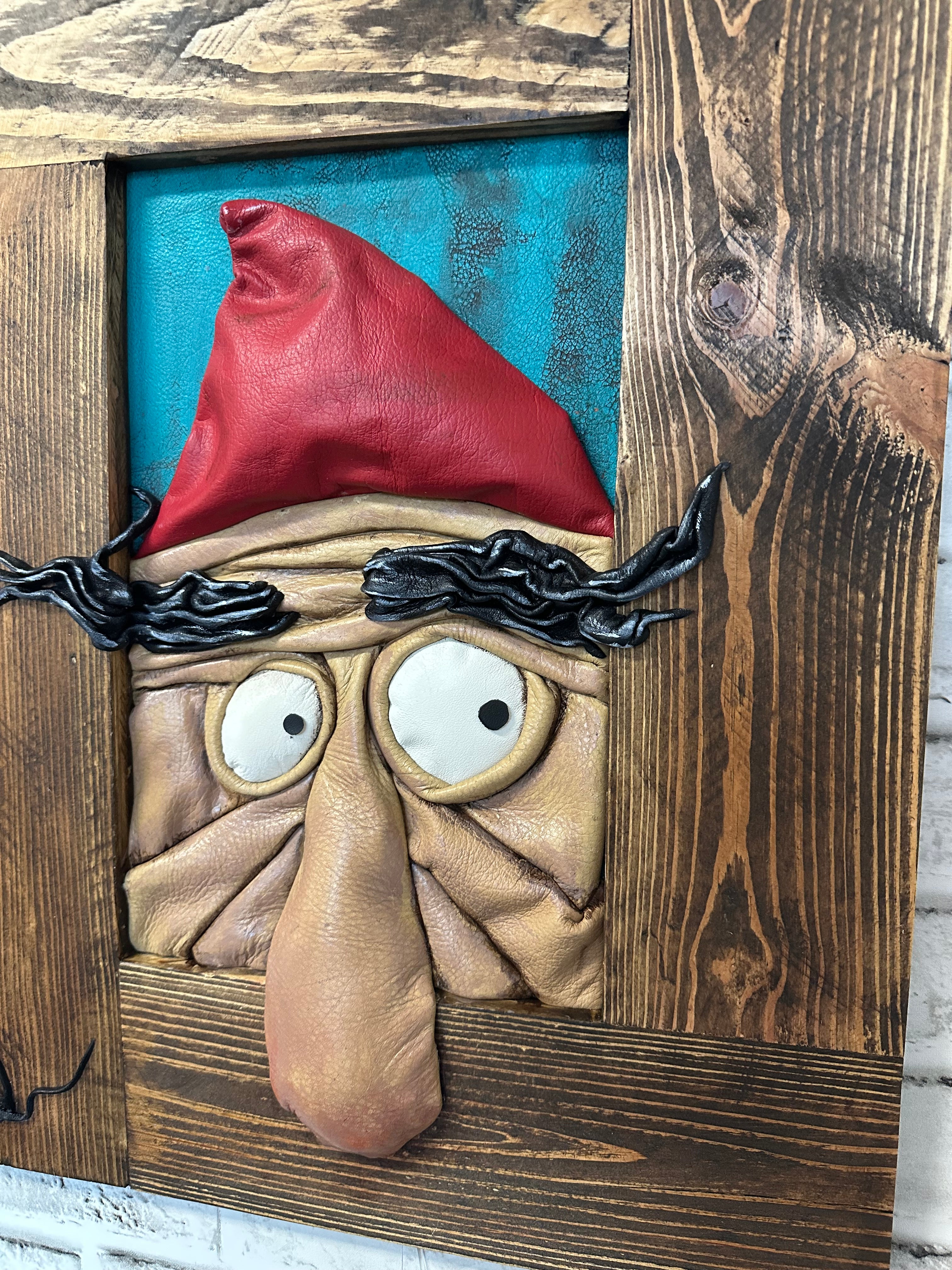 Who’s there? Genuine Leather 3D Art