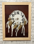 “Time” Genuine Leather 3D Art