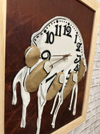 “Time” Genuine Leather 3D Art