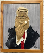 “The One” Genuine Leather 3D Art