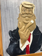 “The One” Genuine Leather 3D Art