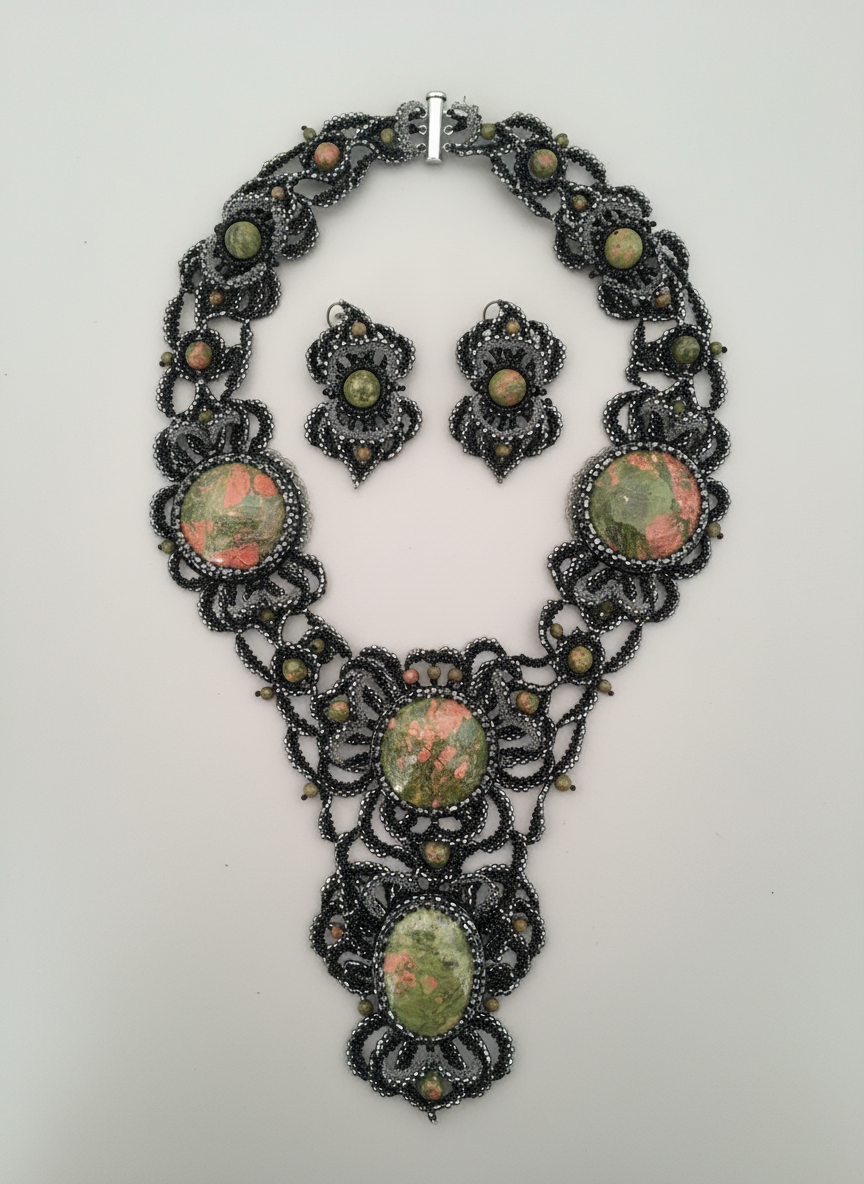 “Living in the Now” Necklace &amp; Earrings Set