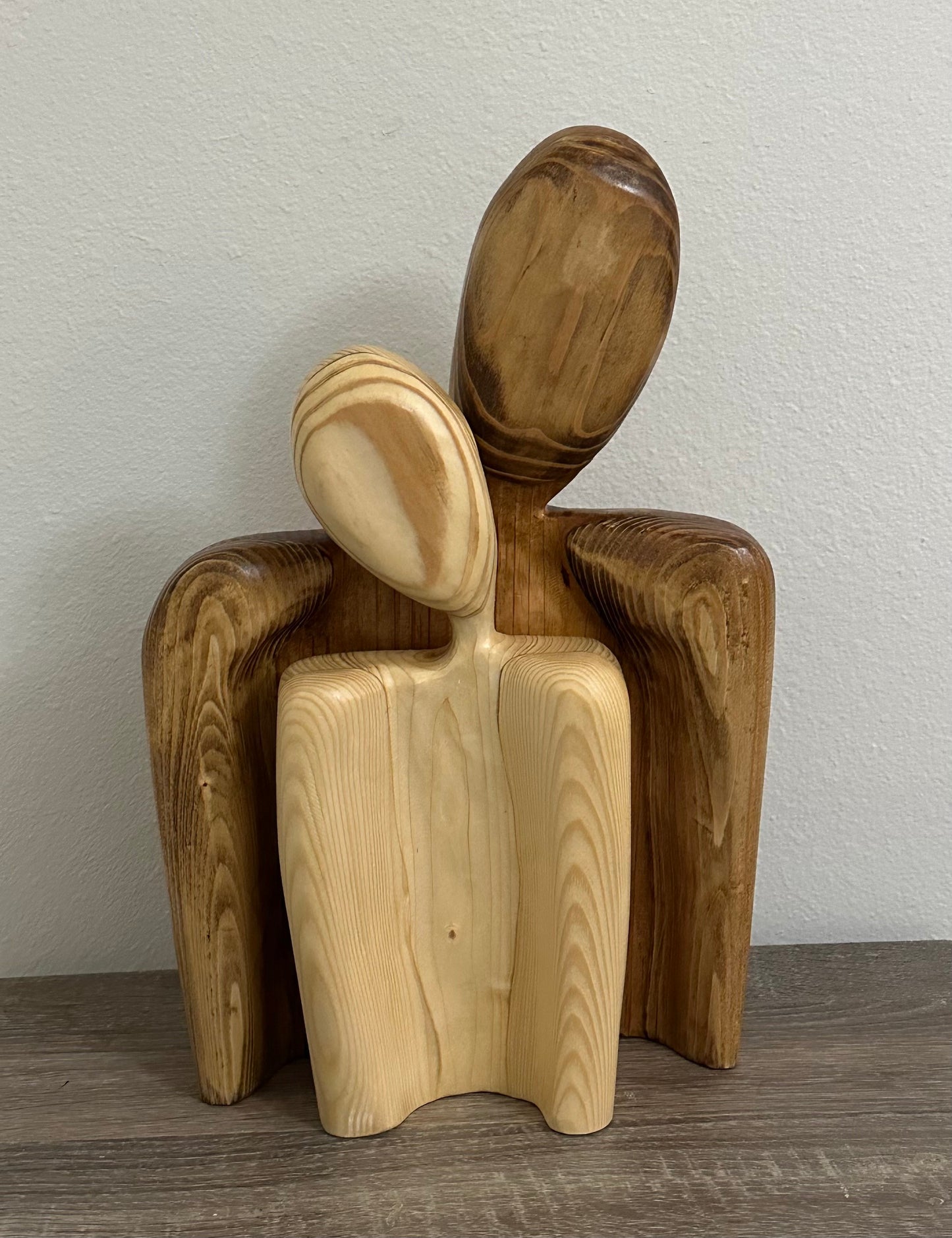 “Two Souls” Wood 3D Art