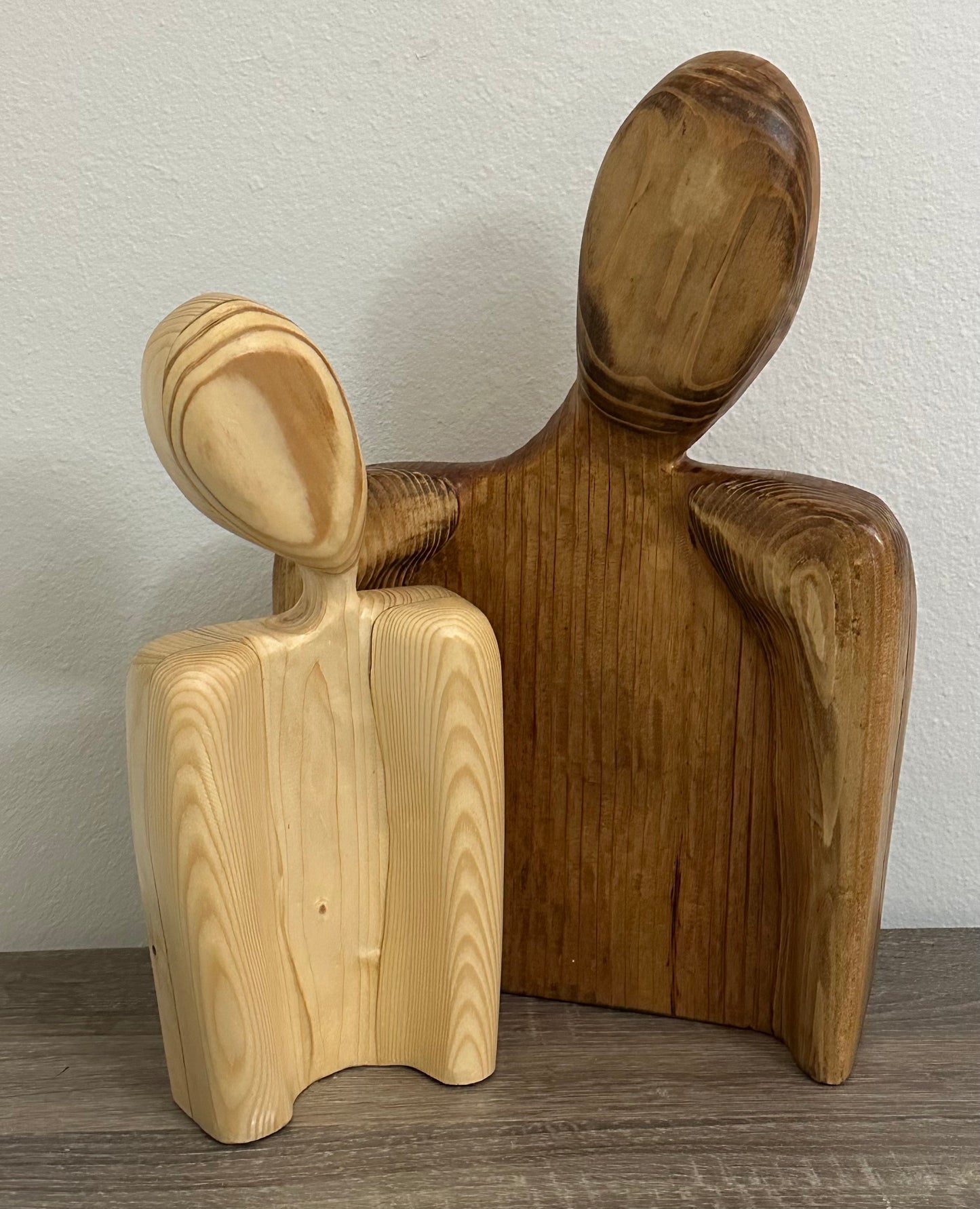 “Two Souls” Wood 3D Art