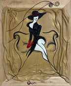 “Lady in Black” Genuine Leather 3D picture