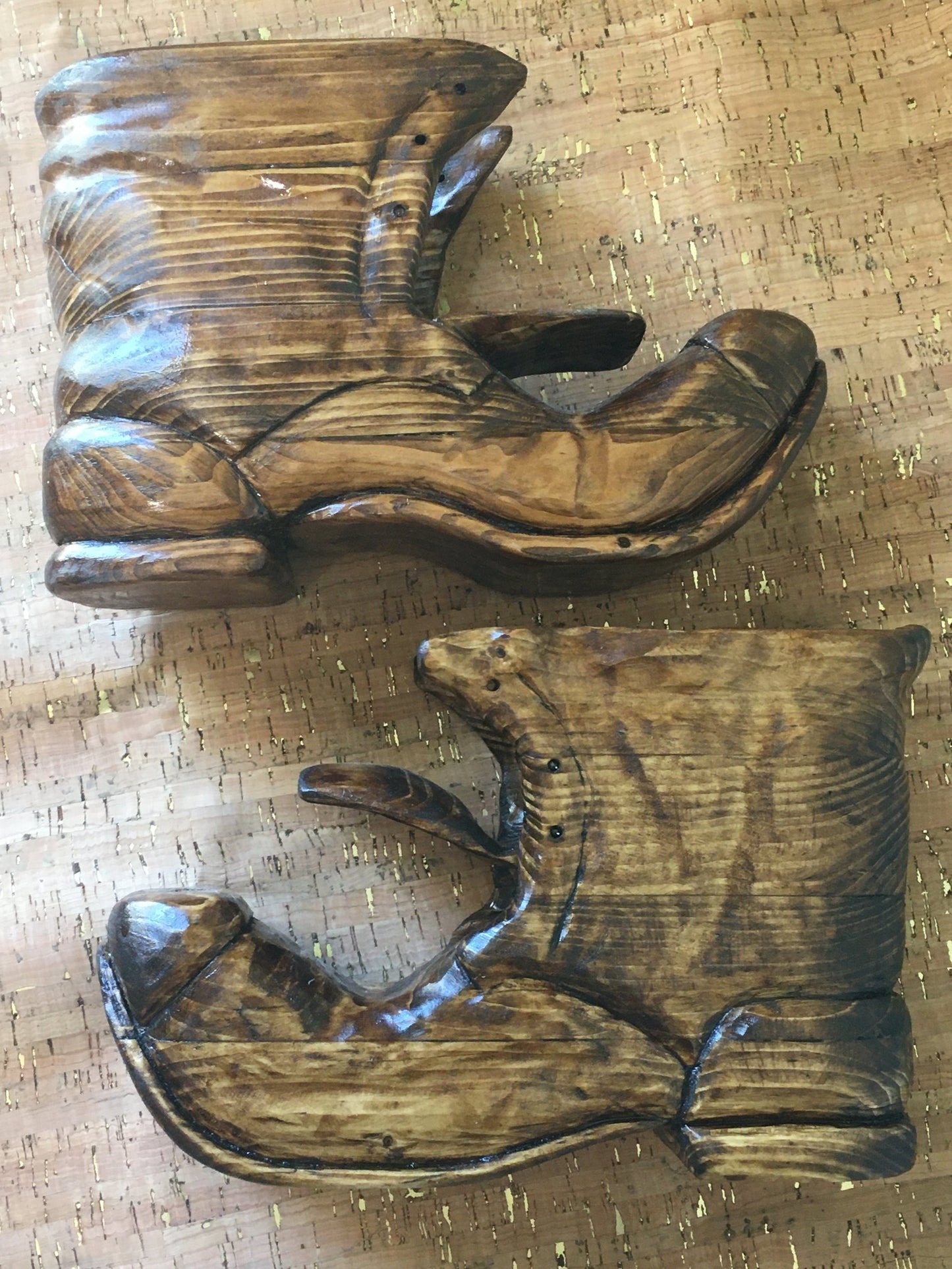 “Pair of Old Shoes” Wood