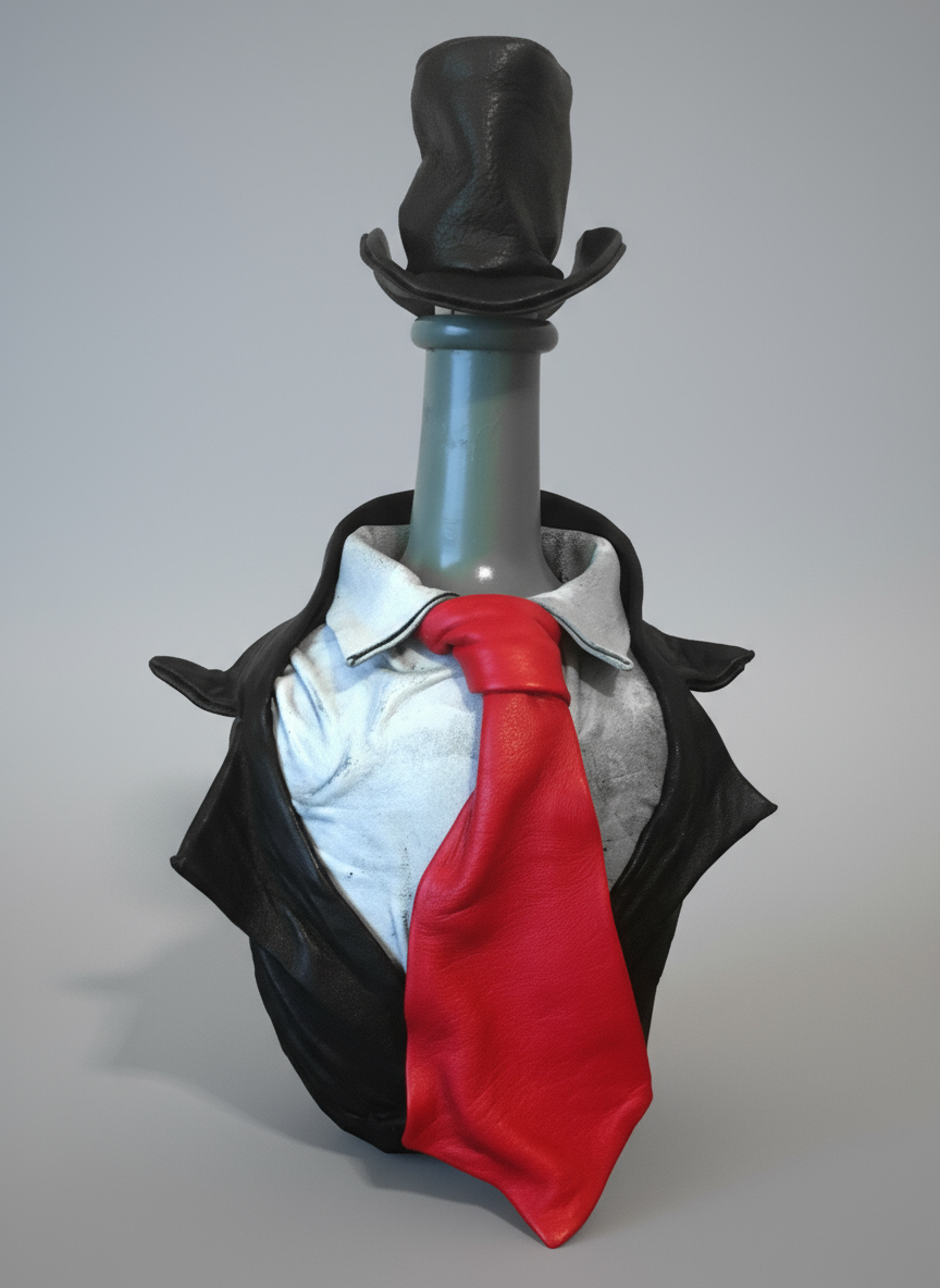 Carafe Bottle "Gentlemen in Black"