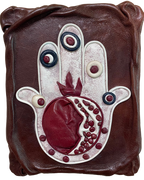 “Hamsa” Genuine Leather 3D Art