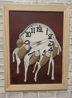 “Time” Genuine Leather 3D Art