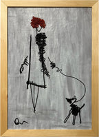 “Promenade” Genuine Leather 3D Art